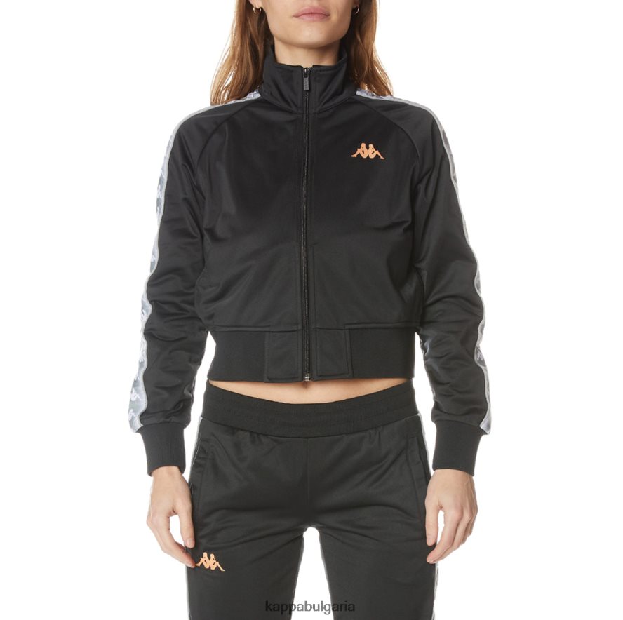 Kappa Жени 222 банда яке Casper смолисточерен 48Z026367