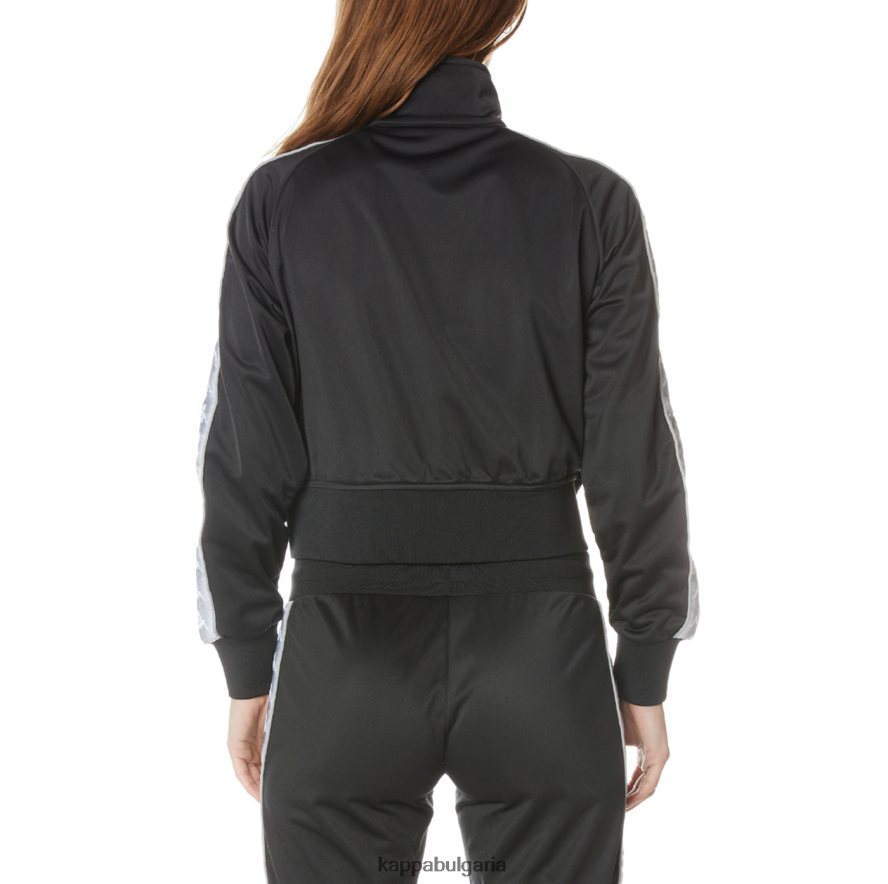 Kappa Жени 222 банда яке Casper смолисточерен 48Z026367