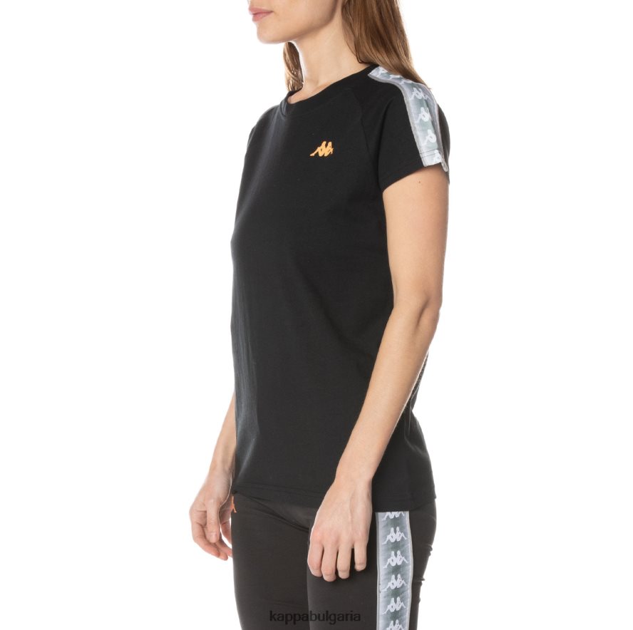 Kappa Жени 222 банда гапан тениска смолисточерен 48Z026380