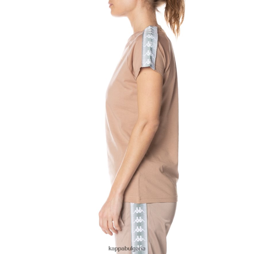 Kappa Жени 222 банда гапан тениска бежово 48Z026381