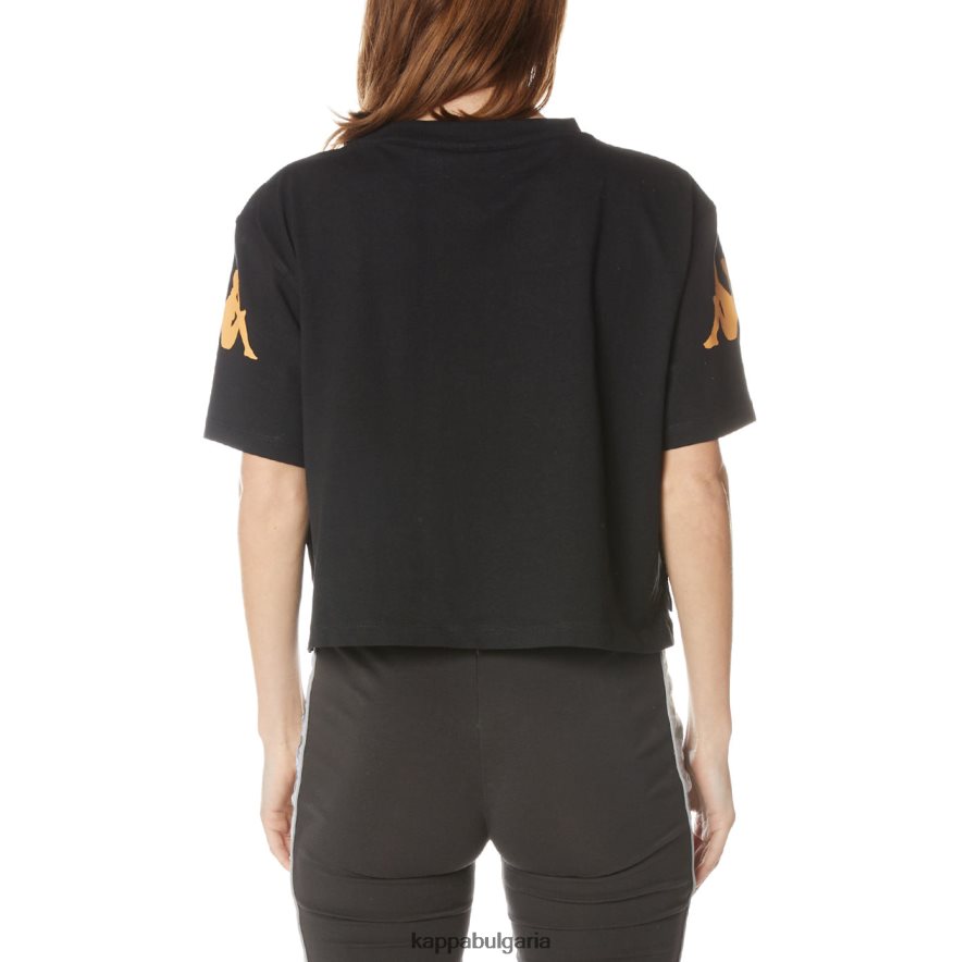 Kappa Жени автентична тениска amilk смолисточерен 48Z026382