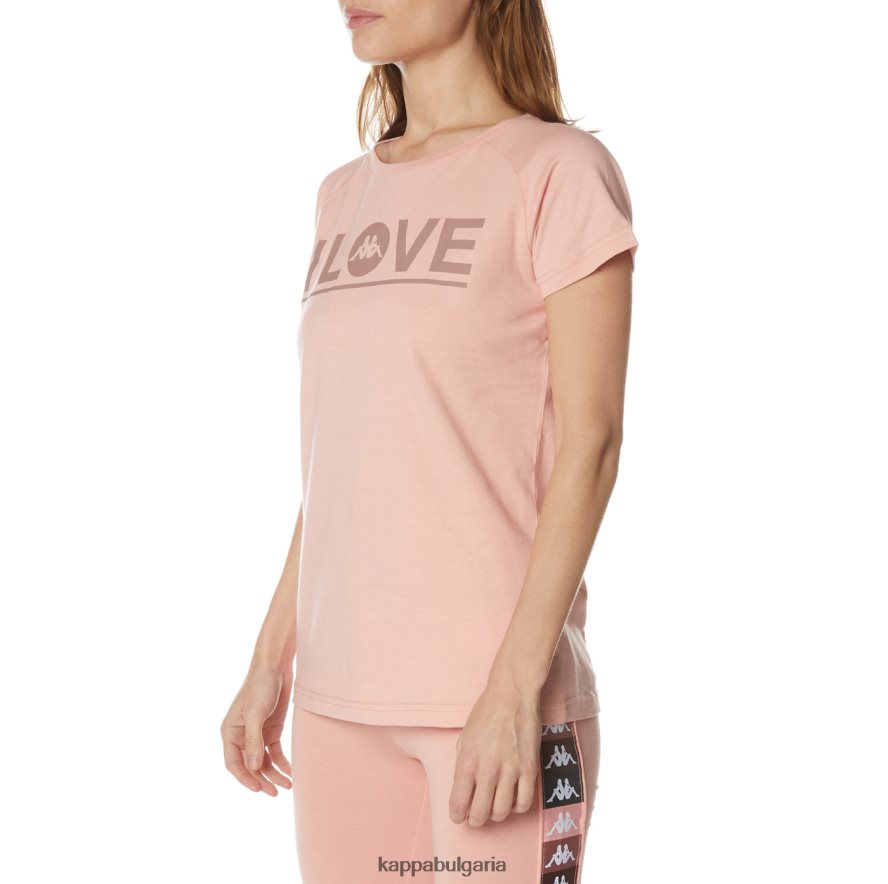 Kappa Жени автентична тениска gornicza розово 48Z026379