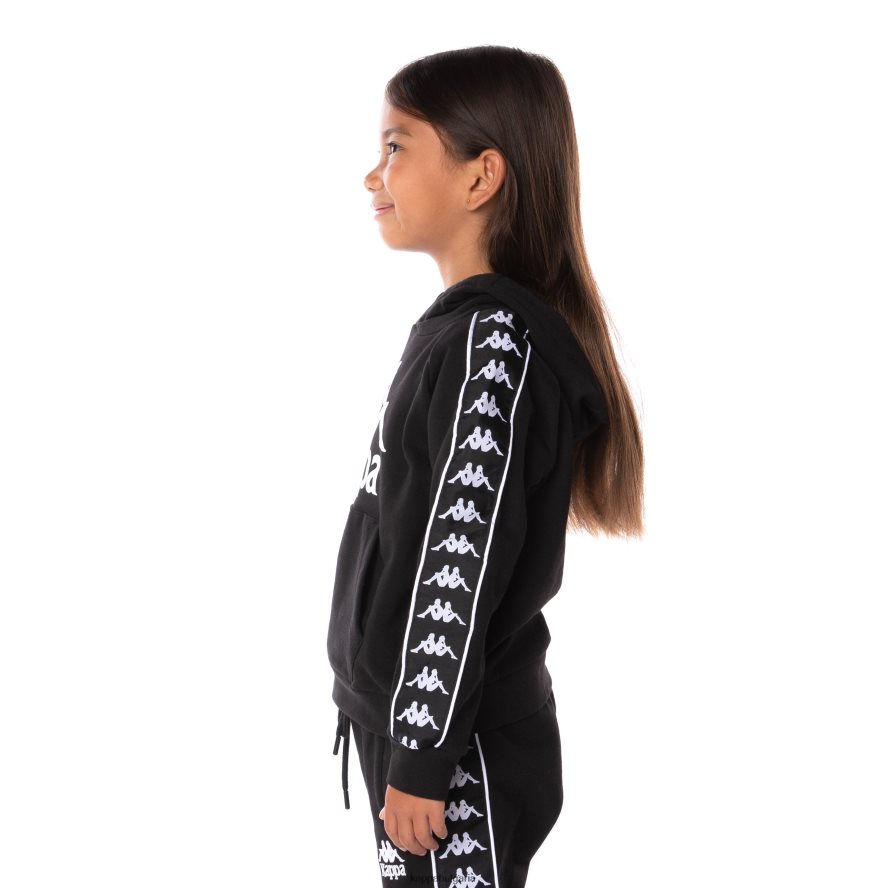 Kappa деца детски 222 банда хуртадо 2 качулка черен 48Z026516