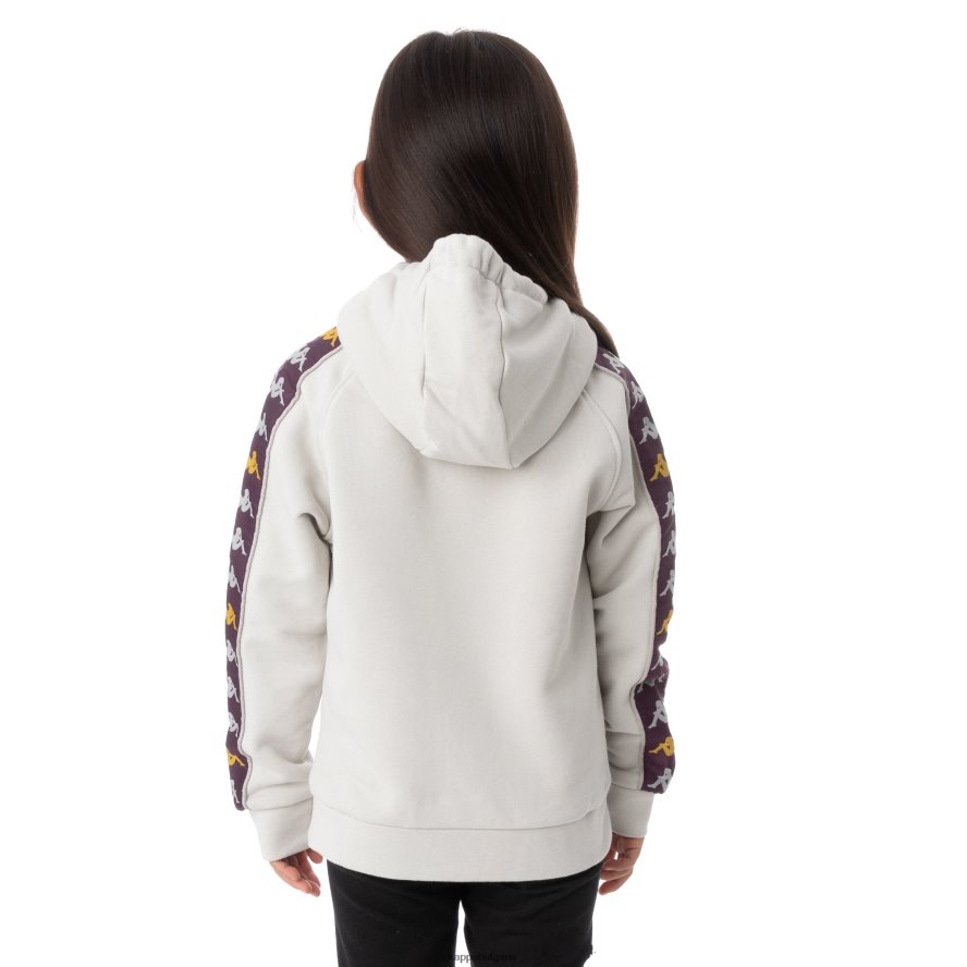 Kappa деца детски 222 банда хуртадо 3 качулка сиво сребро 48Z026555