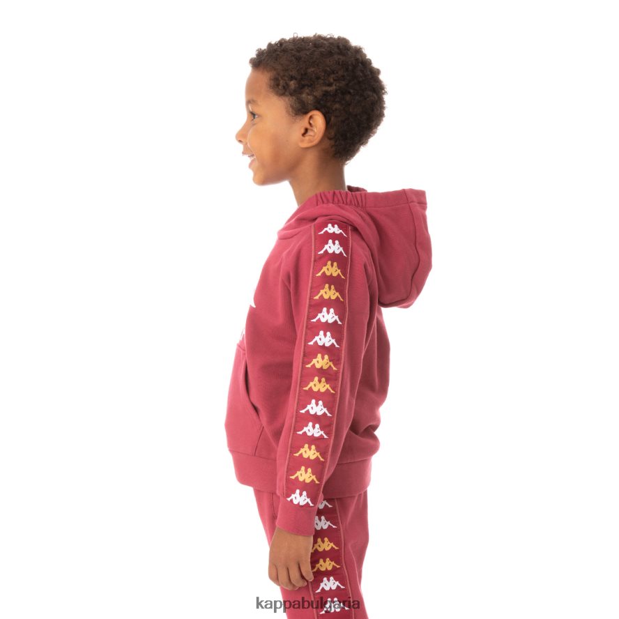 Kappa деца детски 222 качулка banda hurtadon бордо 48Z026543