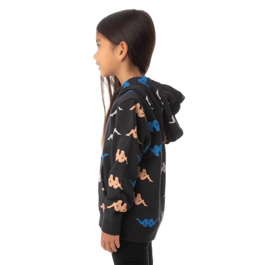 Kappa деца детска автентична качулка sneek черен 48Z026549