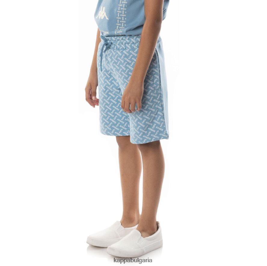 Kappa деца детски автентични къси панталони светлосин пясък 48Z026795