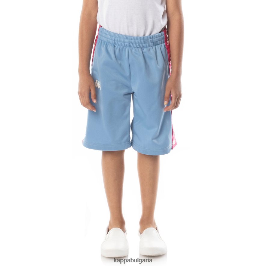 Kappa деца детски къси панталони banda treadwellz 222 светло синьо розово 48Z026806