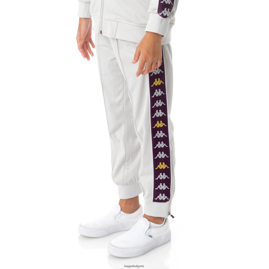 Kappa деца детски спортни панталони banda deky 222 сиво сребро 48Z026498