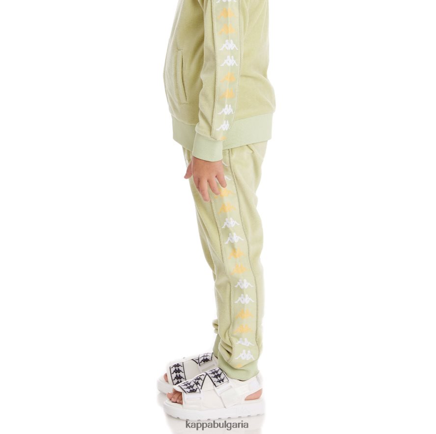 Kappa деца детски спортни панталони banda lorence 222 зелен градински чай 48Z026479