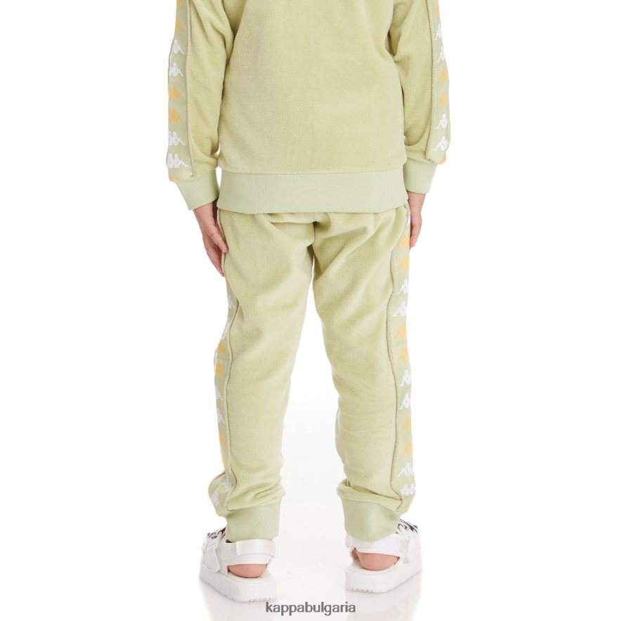 Kappa деца детски спортни панталони banda lorence 222 зелен градински чай 48Z026479