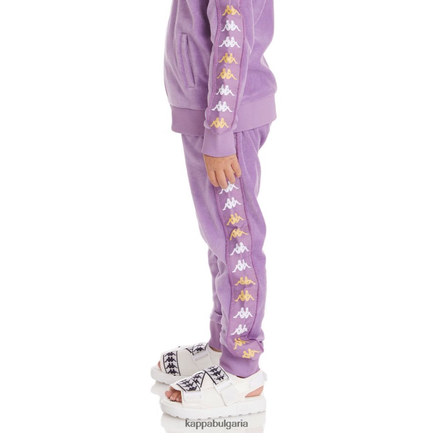 Kappa деца детски спортни панталони banda lorence 222 виолетова лавандула 48Z026480