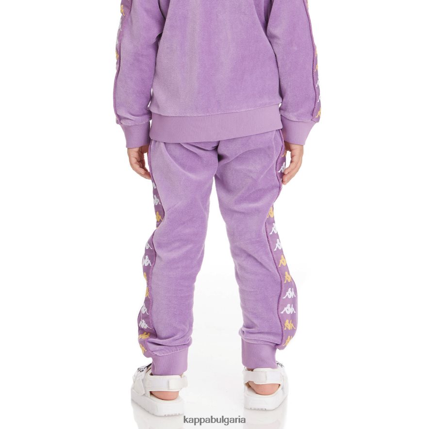 Kappa деца детски спортни панталони banda lorence 222 виолетова лавандула 48Z026480