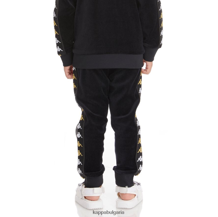 Kappa деца детски спортни панталони banda lorence 222 черен дим 48Z026491