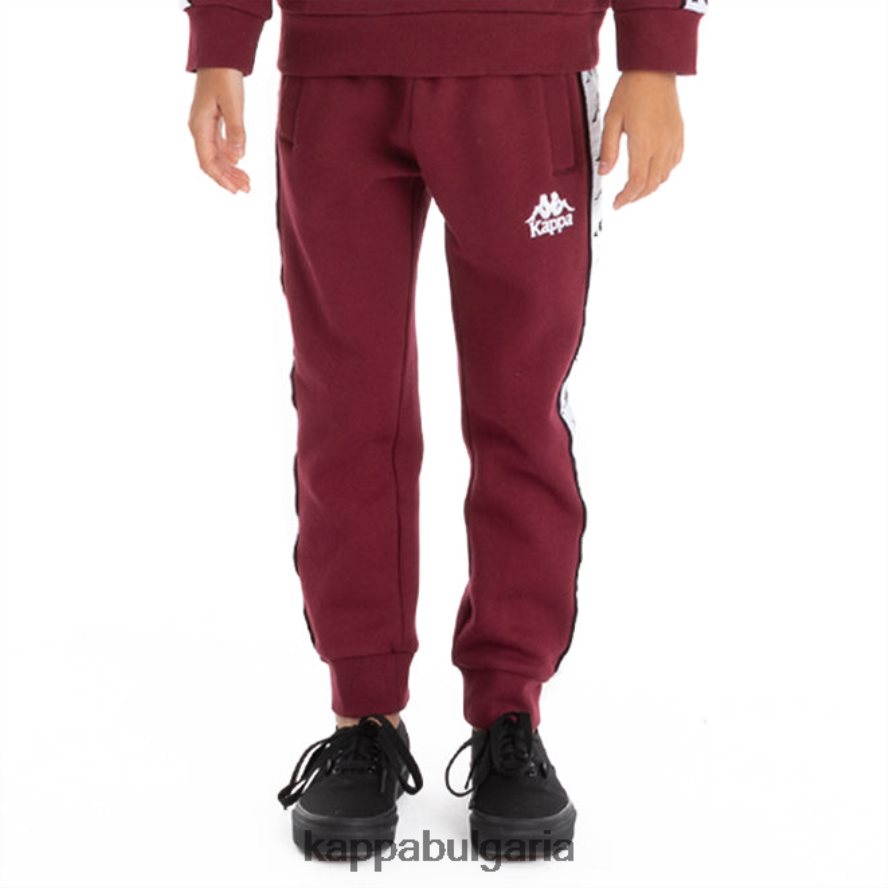 Kappa деца детски 222 спортни панталони banda alanz 2 оранжев пламък бял 48Z026613