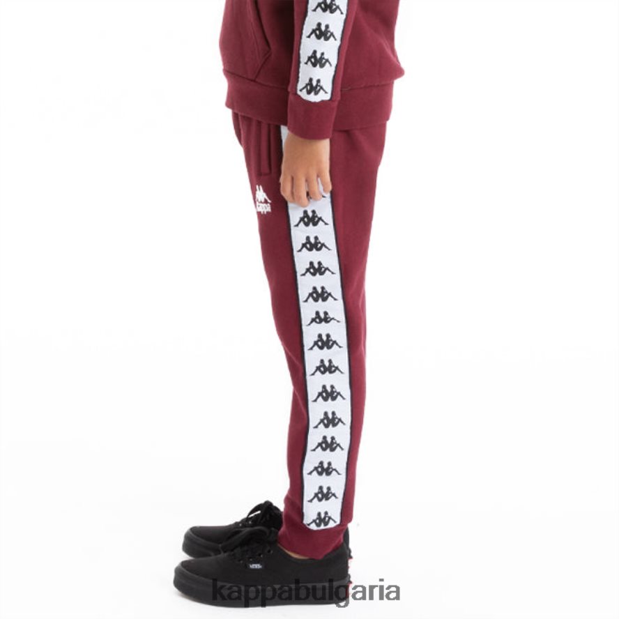 Kappa деца детски 222 спортни панталони banda alanz 2 оранжев пламък бял 48Z026613