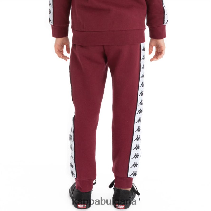 Kappa деца детски 222 спортни панталони banda alanz 2 оранжев пламък бял 48Z026613