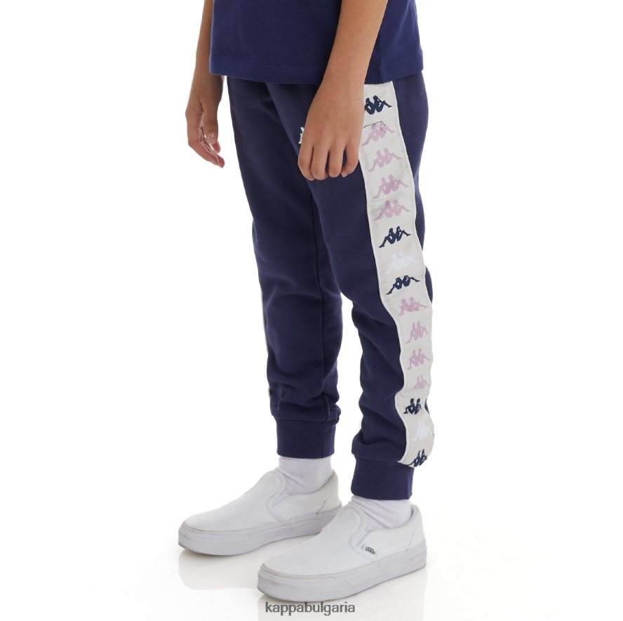 Kappa деца детски 222 спортни панталони banda alanz 3 военноморски флот 48Z026585