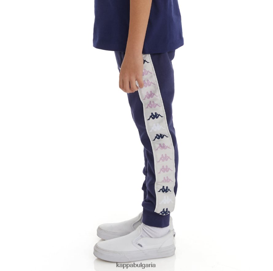 Kappa деца детски 222 спортни панталони banda alanz 3 военноморски флот 48Z026585