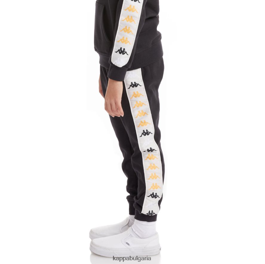 Kappa деца детски 222 спортни панталони banda alanz 3 черен дим 48Z026586