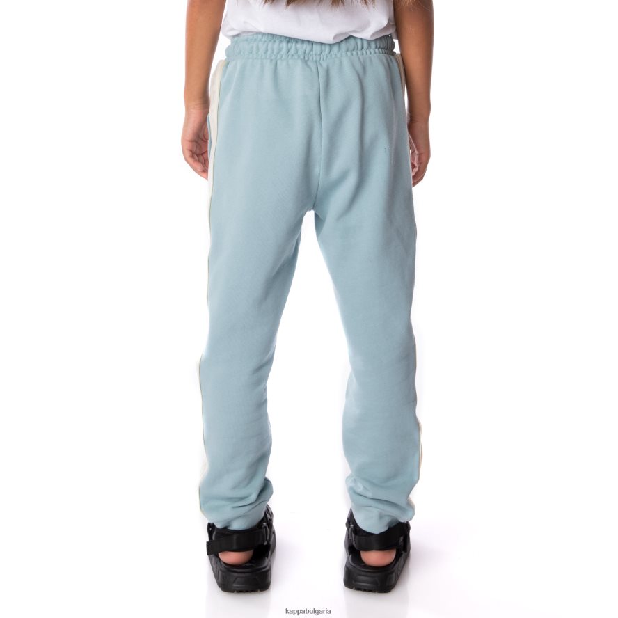 Kappa деца детски спортен панталон anira 2 с лента с лого светло синьо 48Z026569