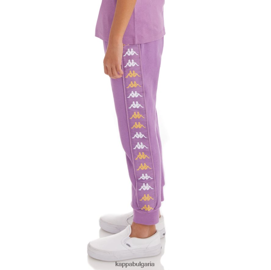 Kappa деца детски спортни панталони banda alanzin 222 виолетова лавандула 48Z026592