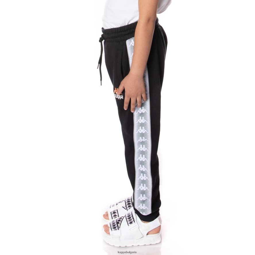 Kappa деца детски спортни панталони banda galanz 222 смолисточерен 48Z026562
