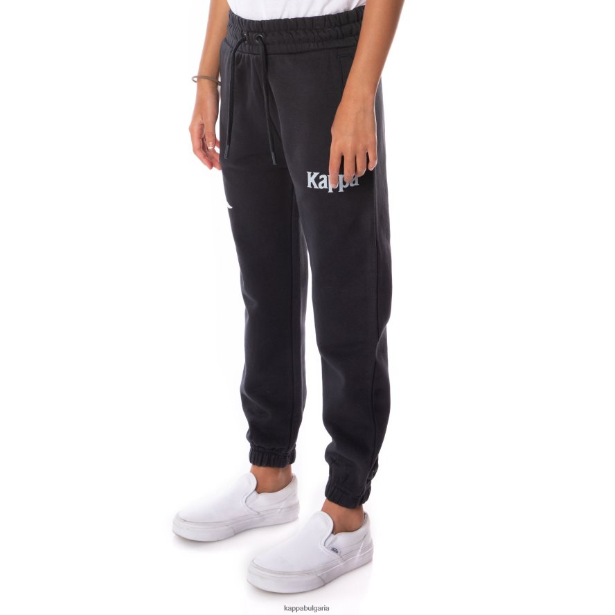 Kappa деца детски автентични спортни панталони coevorden черен дим 48Z026572