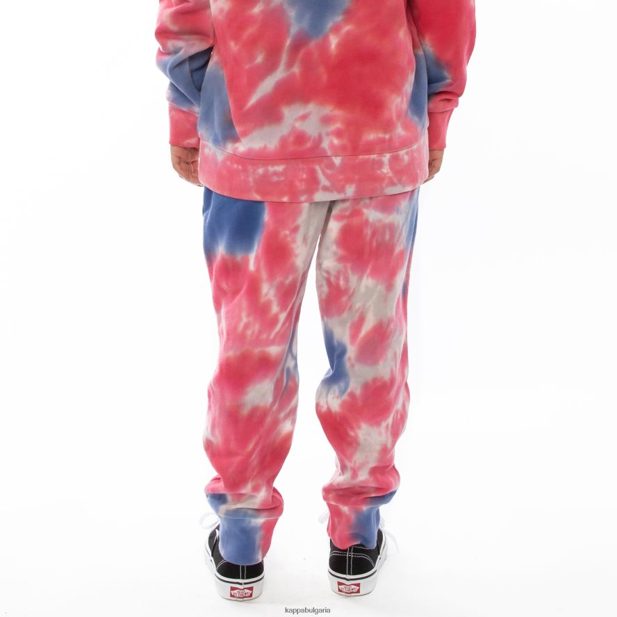 Kappa деца детски автентични спортни панталони culbio tie dye крем ракия виолетова боя за вратовръзка 48Z026614