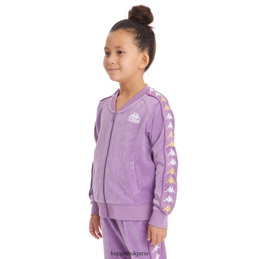Kappa деца детско спортно яке Banda Benettin 222 виолетова лавандула 48Z026429