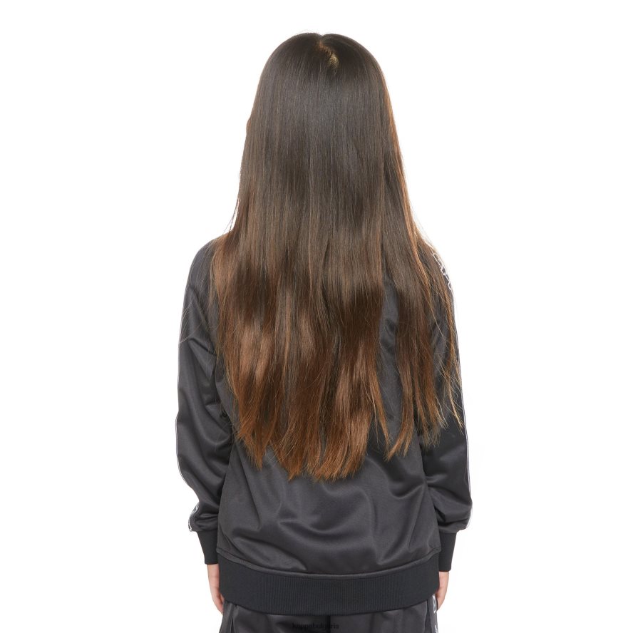 Kappa деца детско спортно яке artem 2 с лента с лого черен дим 48Z026399