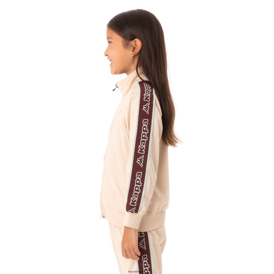 Kappa деца детско спортно яке artem 2 с лента с лого бежово 48Z026442