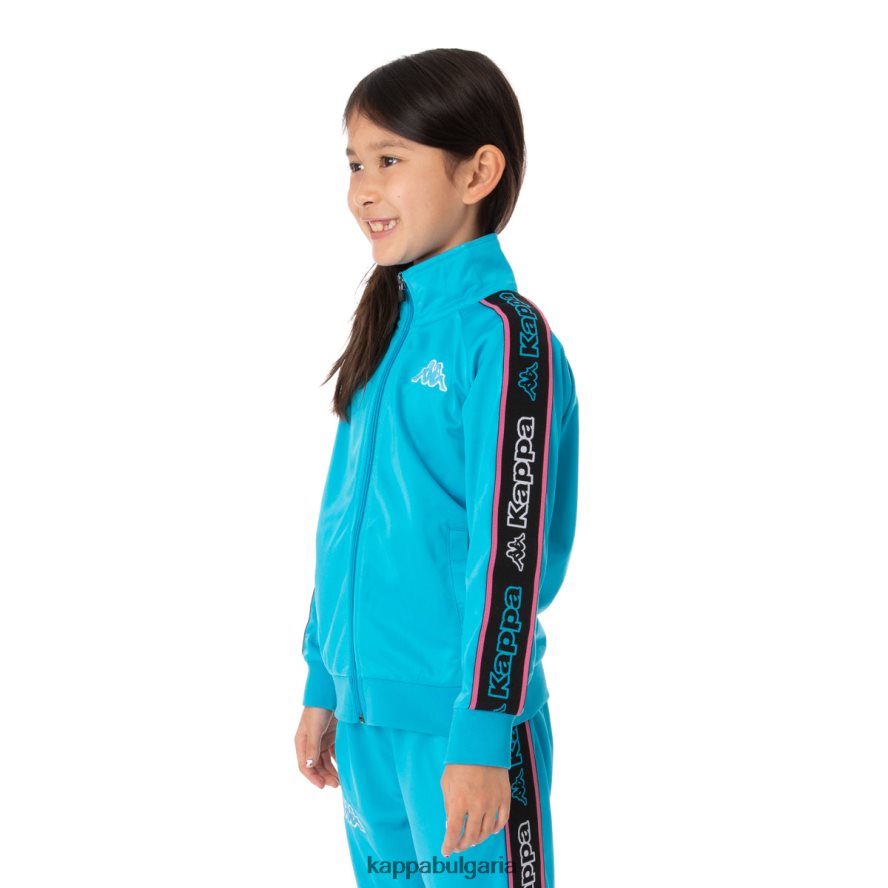 Kappa деца детско спортно яке artem 2 с лента с лого син 48Z026449