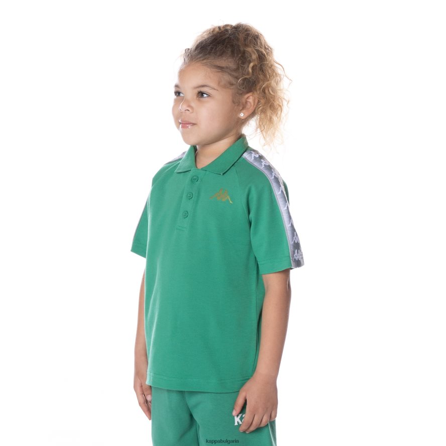 Kappa деца детски 222 банда калгарско поло зелено 48Z026652