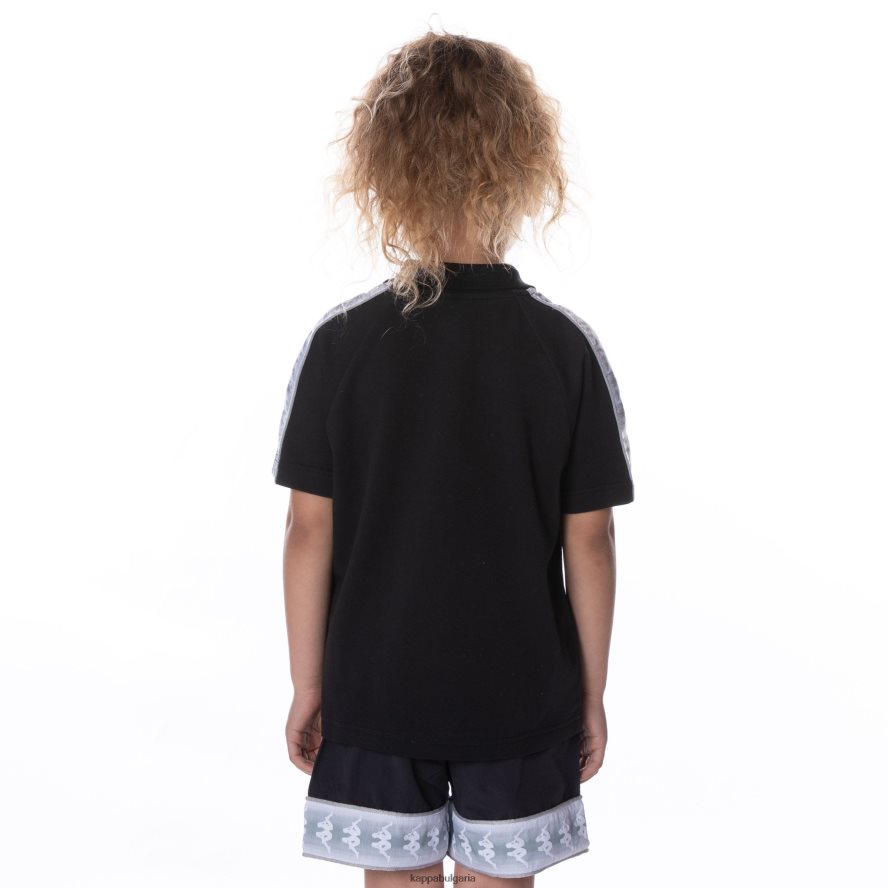 Kappa деца детски 222 банда калгарско поло смолисточерен 48Z026653