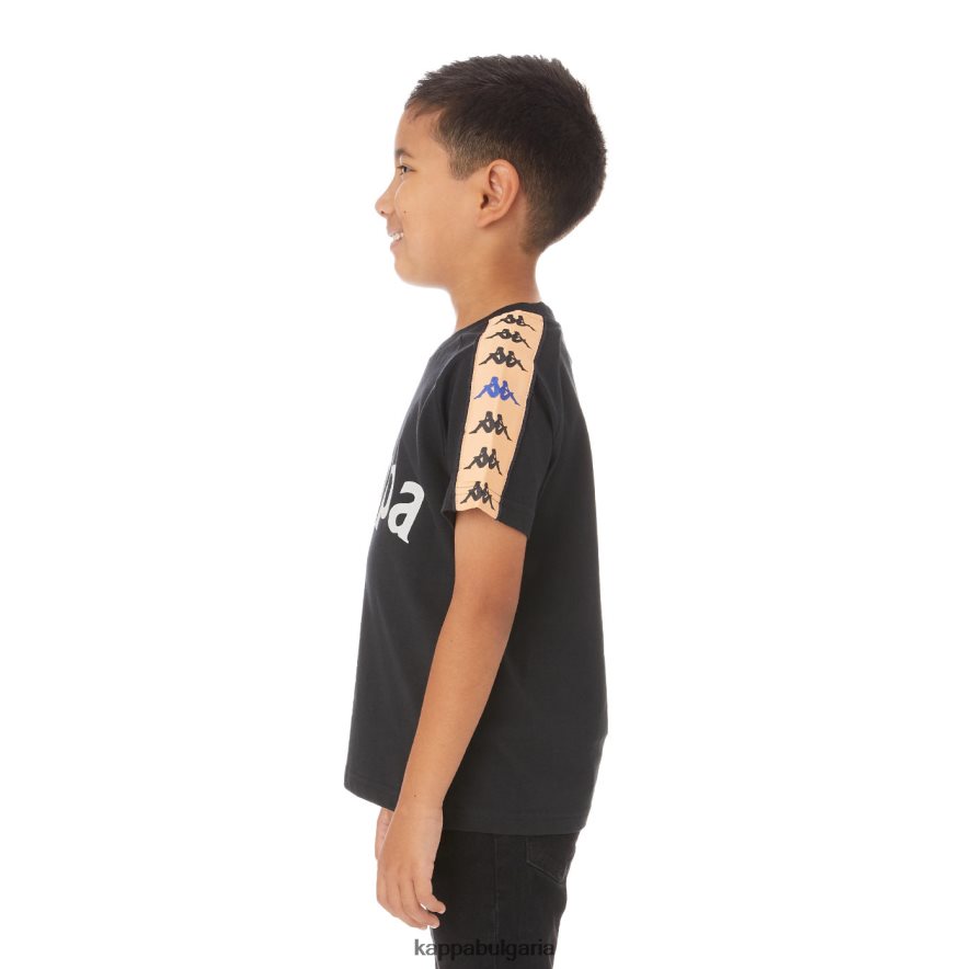 Kappa деца детска тениска 222 banda deto черен 48Z026779