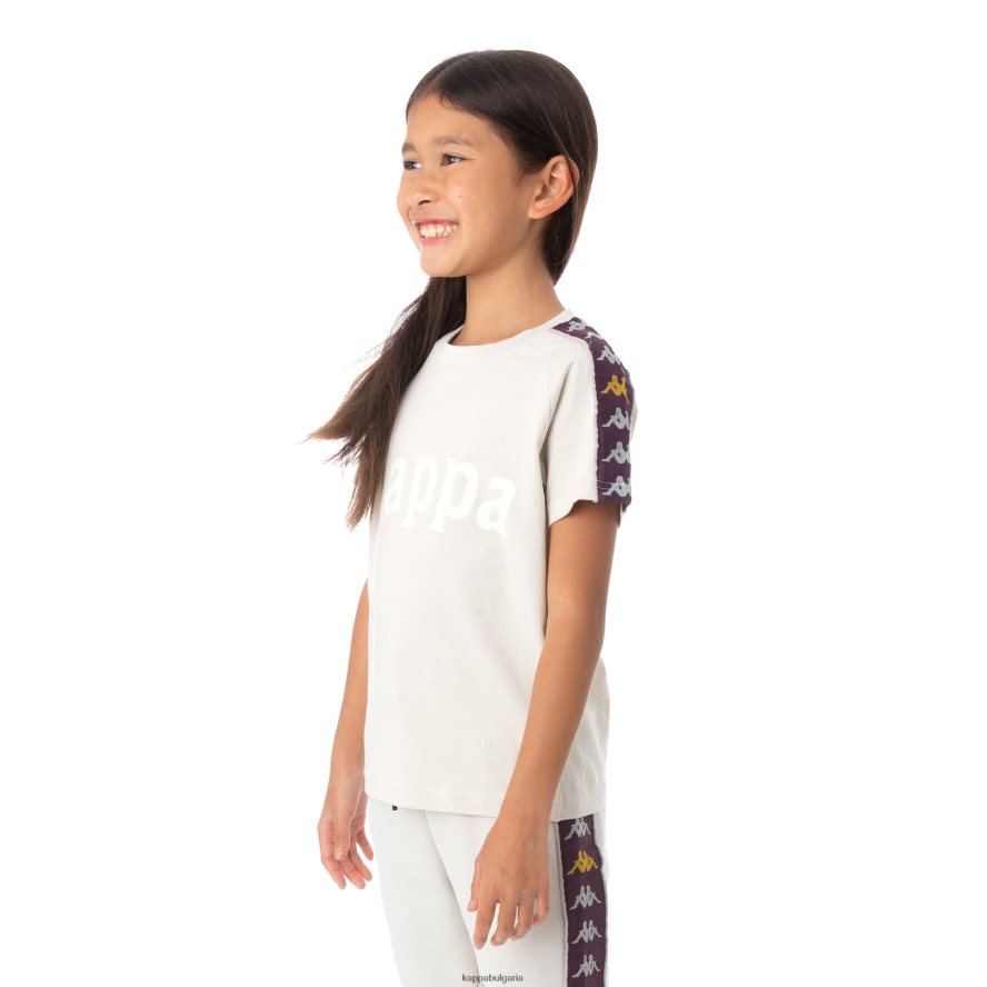 Kappa деца детска тениска 222 banda deto сиво сребро 48Z026782