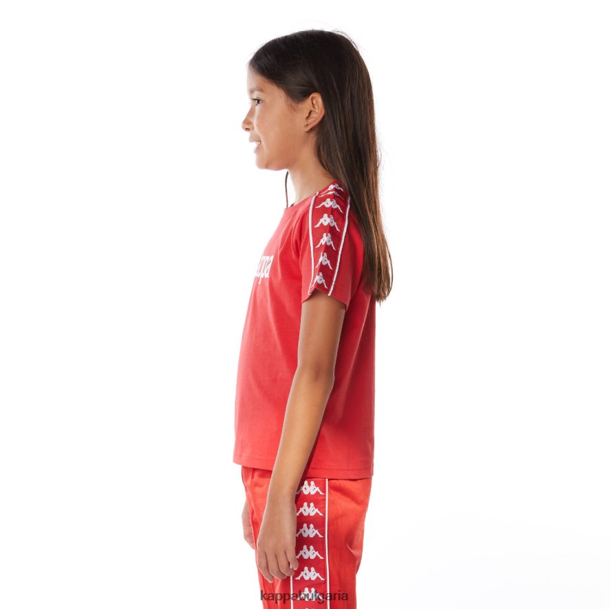 Kappa деца детска тениска 222 banda torio червен 48Z026671