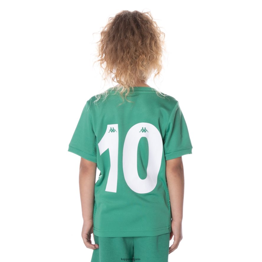 Kappa деца детска автентична фланелка на Арнолд зелено 48Z026649