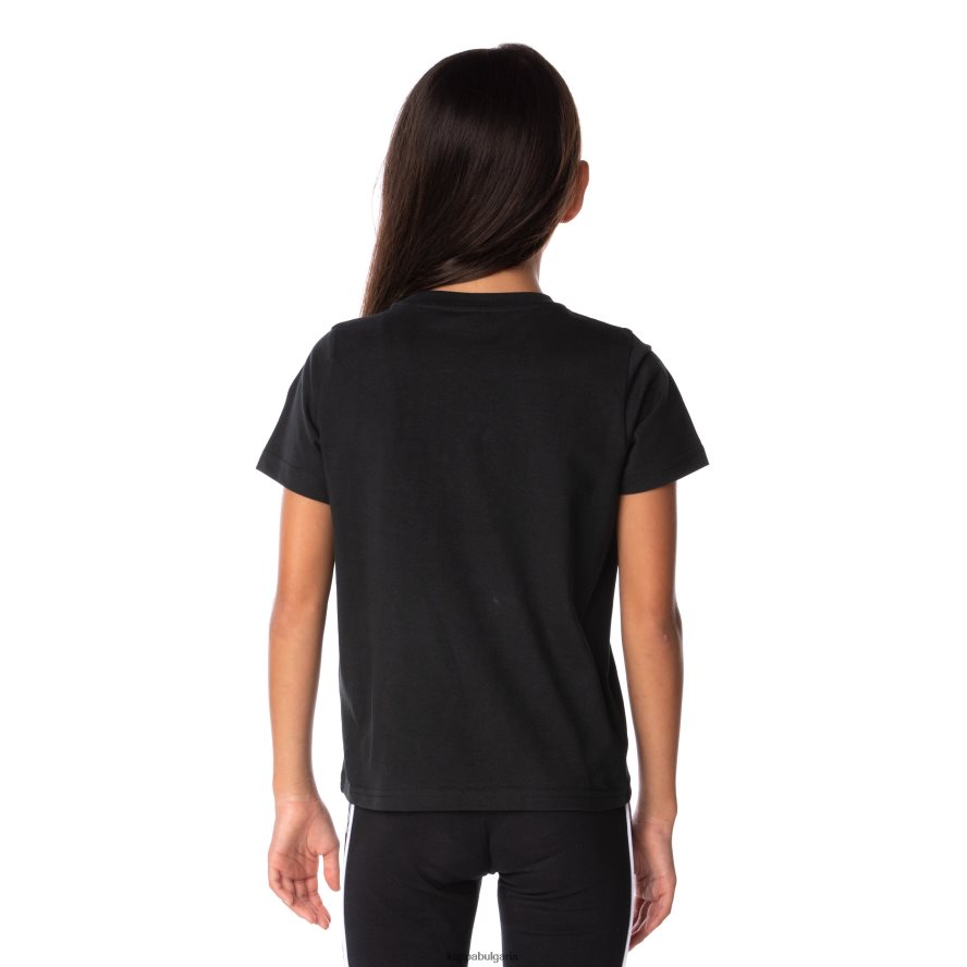 Kappa деца детска автентична графична тениска черен дим 48Z026665