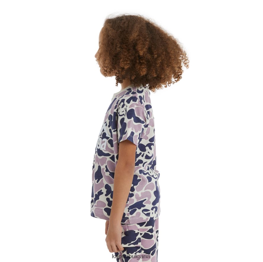 Kappa деца детска автентична тениска с пило морско виолетово 48Z026723