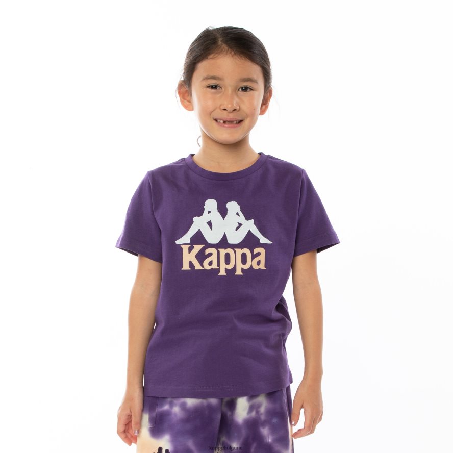 Kappa деца детска автентична светлоотразителна тениска dris червено синьо отразяващо 48Z026784