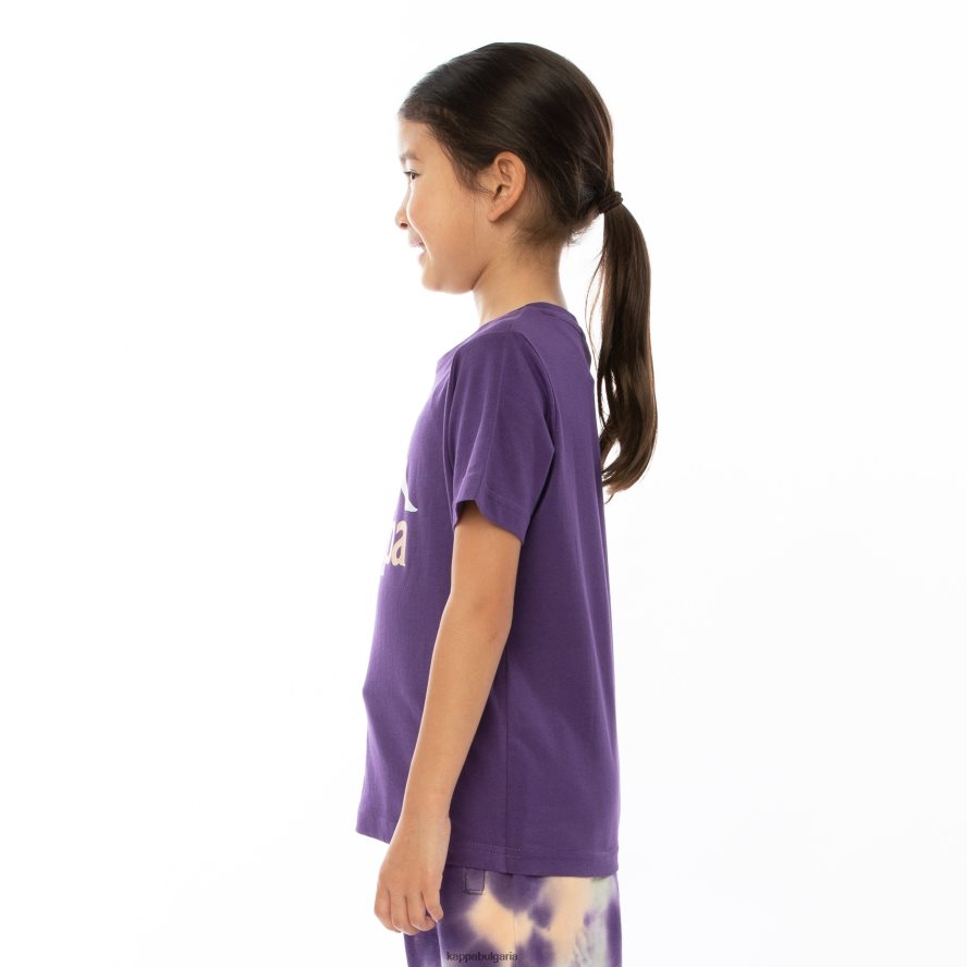 Kappa деца детска автентична светлоотразителна тениска dris червено синьо отразяващо 48Z026784