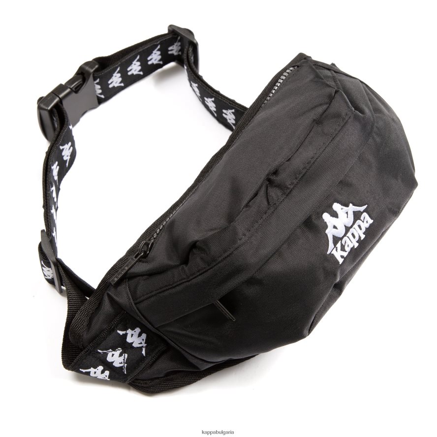 Kappa унисекс 222 чанта banda anais Черно бяла 48Z026362