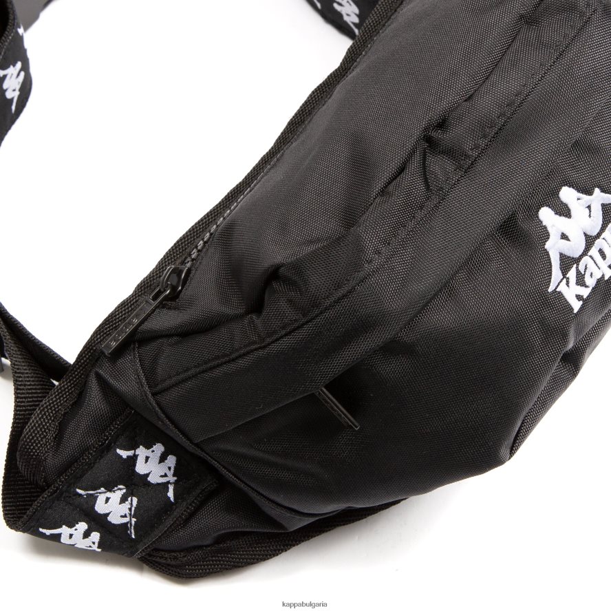 Kappa унисекс 222 чанта banda anais Черно бяла 48Z026362
