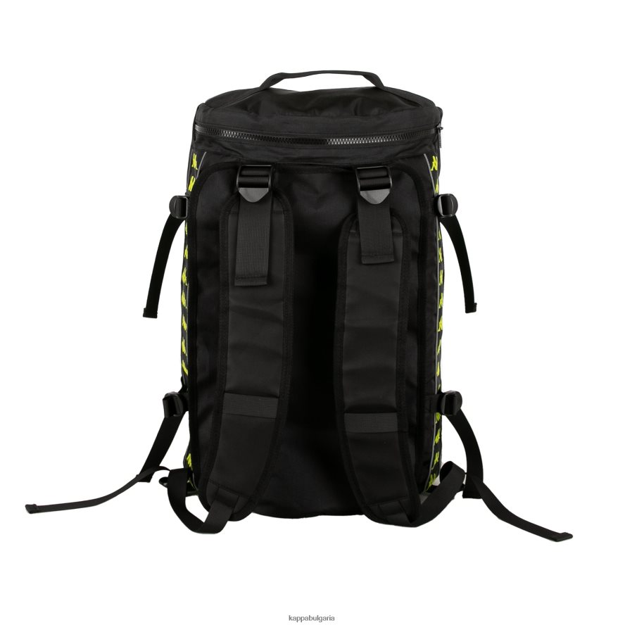 Kappa унисекс 222 банда joe gumball 3000 чанта черен бял лайм 48Z026364