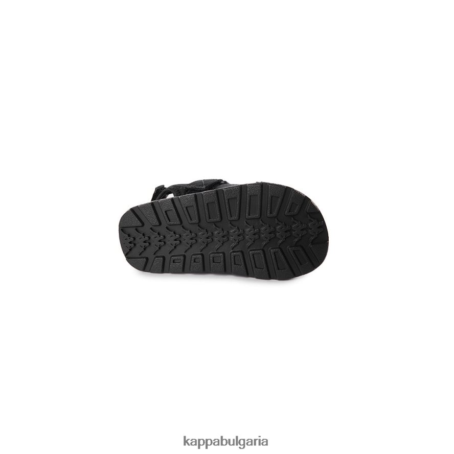 Kappa унисекс детски 222 банда мител 2 сандали за малки деца черно сиво 48Z026818