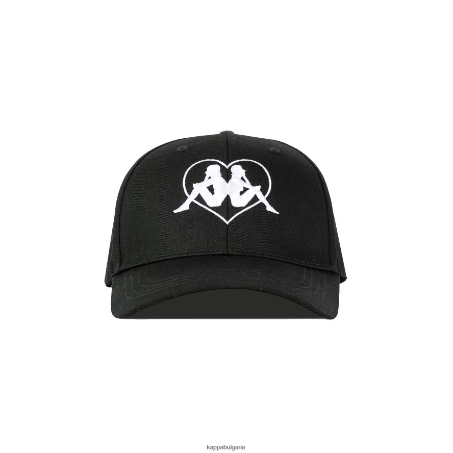 Kappa унисекс автентична шапка за любов Opole черен 48Z026284