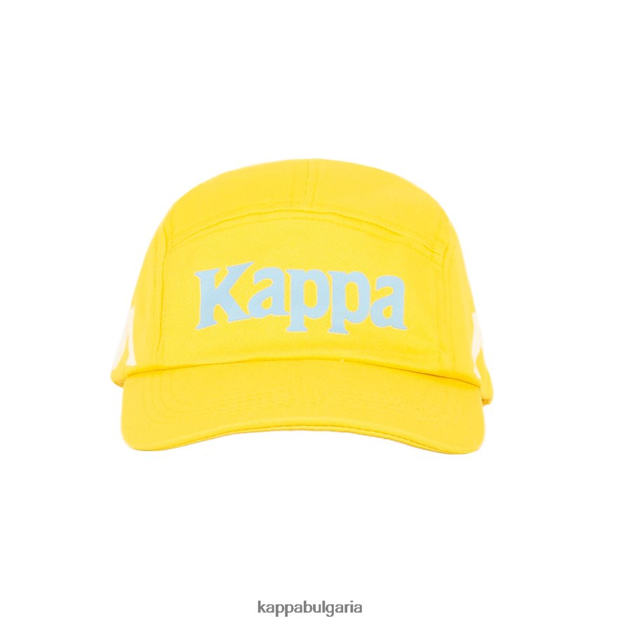 Kappa унисекс автентична капачка anfrei жълто светло синьо 48Z026304