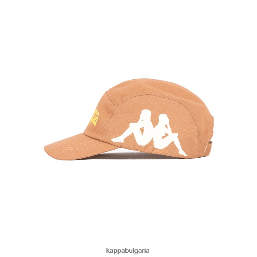 Kappa унисекс автентична капачка anfrei кафяво жълто 48Z026305